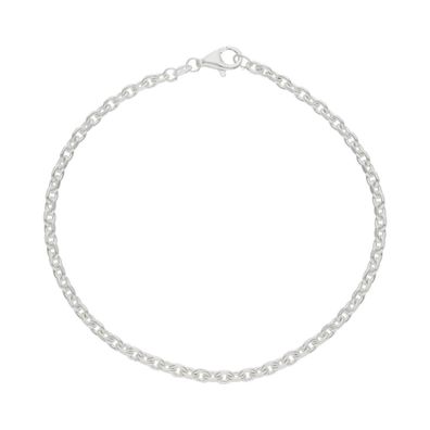 JuwelmaLux Armband 925/000 Sterling Silber Anker diamantiert JL50-03-0015