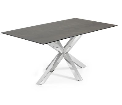 Tisch Argo 180 x 100 x 75 cm Keramik, Glas, Stahl Esszimmer Esstisch Wohnzimmer