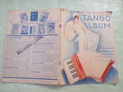 Hans Georg Schütz Tango Album chromatisches Piana Akkordeon Rather Leipzig 1936