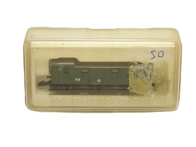 Märklin mini-club 8703 - Gepäckwagen - Grün - Spur Z - 1:220 - Originalverpackung 50