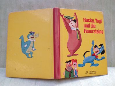 Hucky Yogi und die Feuersteins Delphin Verlag 1971 Großdruck Halbleinen Barbera