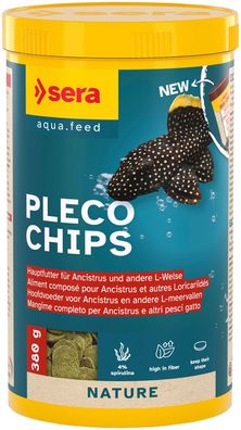 Sera Pleco Chips Nature 1000ml Futter Wels Chips für L-Welse