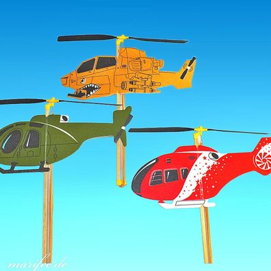 Gummiband-Hubschrauber, 275 × 315 × 18 mm, fliegt bis zu 25 m hoch Art.-Nr. 11030