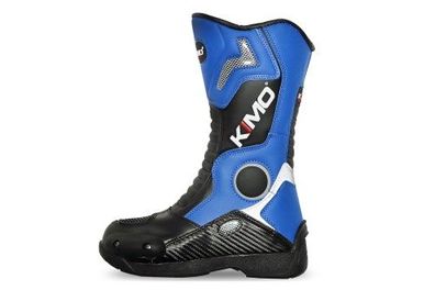 Kinder Motocross Stiefel Kindercrossstiefel Enduro MX Wasserdicht KIMO Blau