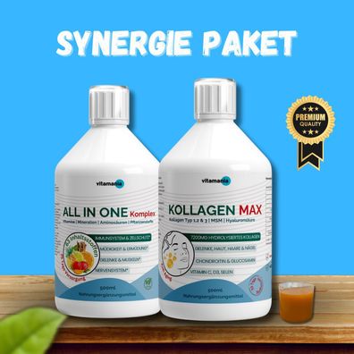 Vitamania Synergie Paket - Flüssiges Nahrungsergänzung