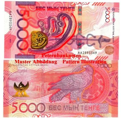Kasachstan / Kazakhstan 5000 Tenge 2023 Unc P New 61764#