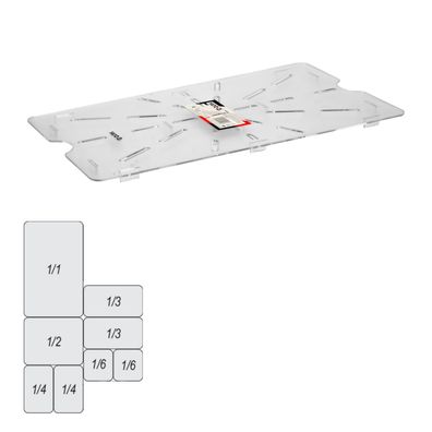 Gastro Behälter, Abtropfeinsatz Polycarbonat GN 1/1 - 1/6 mm