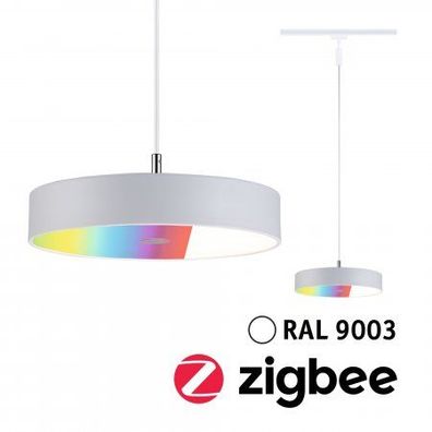 Paulmann 95680 URail LED Pendel Hildor Zigbee RGBW 230V Signalweiß