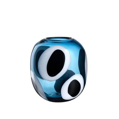 Leonardo 047509 Handgefertigte Vase OCCHI BLU in verschiedenen Grössen