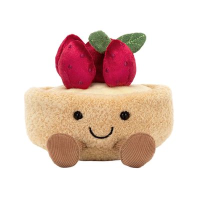 11 CM Amuseables Fleurette Tarte Aux Fraises kuscheliges Pluschtier Jelly Cat