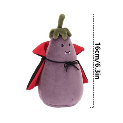 Jelly Cat Eggplant V ire Brand New With Tag Retired Rare 6.3inches Halloween