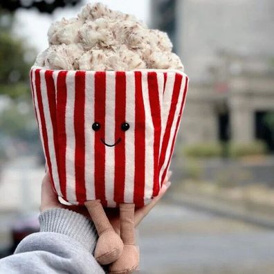 Free Post New 19CM Jelly cat Amuseable Popcorn Plush Soft Toy Collectable Uk