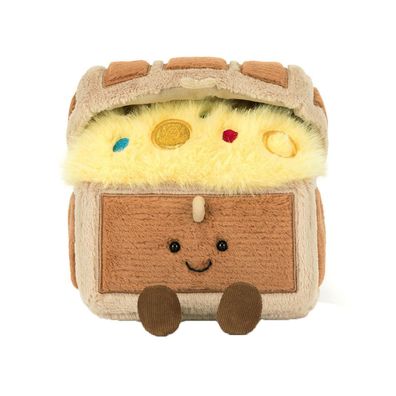 16 CM Amuseables Schatztruhe weiches und kuscheliges Pluschtier Jelly Cat