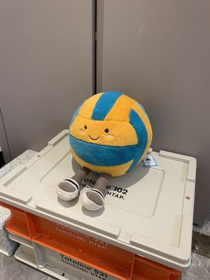 10 Zoll Jellycat Beachvolley plüschtier süß stofftier sport volleyball fan geschenk