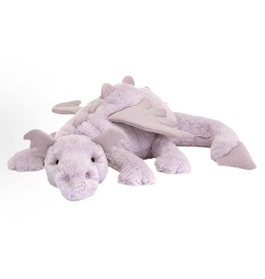 50cm Jellycat Mythical Animal Series Purple Dragon plush doll tags+ Dust Bag new
