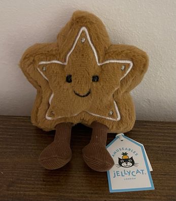 Jellycat Amuseable Star Cookie New With Tags Christmas Jellycat Cat