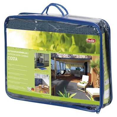 Zeltteppich Costa blau, 5 x 2,5 m
