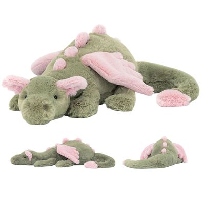 Jelly Cat Malachy Dragon Kleine Weiche Pluschspielzeug Gefulltes Tier 55-66cm