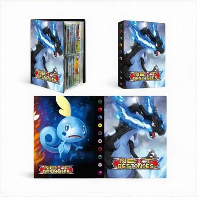 Pokemon Sammelalbum Memmeon & Glurak Sammelmappe für 240 Karten, idealer Schutz