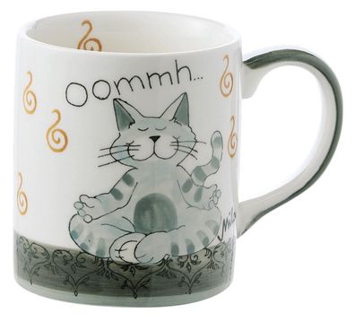 Becher Oommh Pure, Katze, Mila Design, 80402