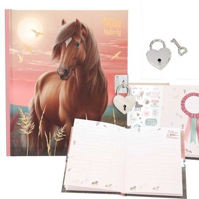 Depesche Miss Melody Tagebuch mit Stickern - Motiv 2