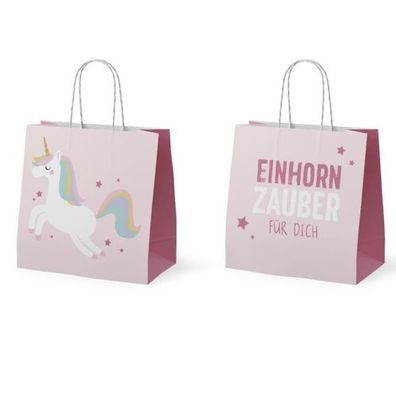 Geschenktragetasche Einhorn - Einhornzauber 15 x 15 x 8 cm