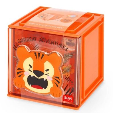 Legami Erweiterbare Schreibtischbox - Tiger