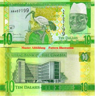 GAMBIA 10 Dalasis 2015 Unc P. 32 695#