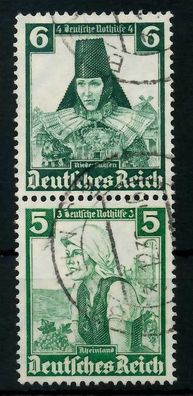 D-REICH Zusammendruck Nr S233 gestempelt SENKR PAAR X7A198A