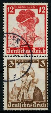 D-REICH Zusammendruck Nr S235 gestempelt SENKR PAAR X7A19EE