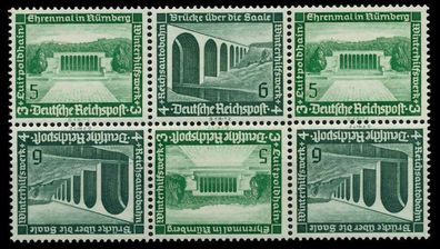 D-REICH Zusammendruck Nr SK29 HZ1 + HZ2 postfrisch 6er- X7A3E42