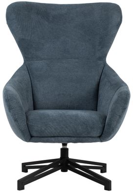 Ohrensessel Marconia - drehbar - blau