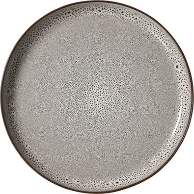 Ritzenhoff & Breker Speiseteller | 3 x Ø 26,5 cm | grau | Steingut