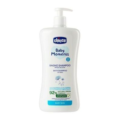 Chicco Baby Moments Kopf-Bisex Shampoo & Duschgel 0m+, 750 ml