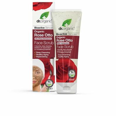 Dr Organic Rose Otto Face Scrub 125ml