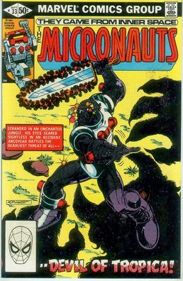Micronauts # 33 (Pat Broderick, guest: Doctor Strange) (USA, 1981)