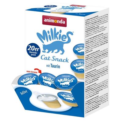Animonda Milkie Active Taurin 80 x 15g