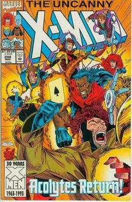 Uncanny X-Men # 298 (Brandon Petersen) (USA, 1993)