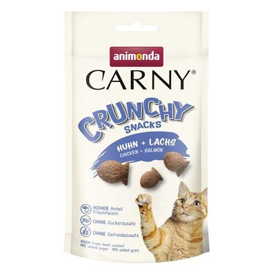 Animonda Snack Carny Crunchy Huhn & Lachs 10 x 50g