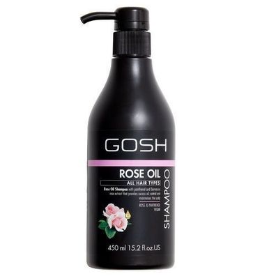 Premium Rosenshampoo mit Extrakten aus echtem Rosenoel - 450 ml
