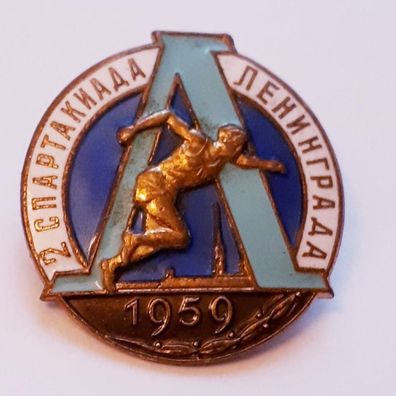 Anstecker Spartakiade Leningrad 1959