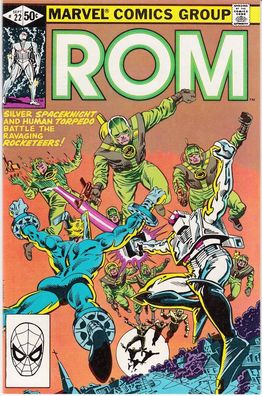 ROM (Spaceknight) # 22 (guest: Torpedo) (Sal Buscema) (USA, 1981)