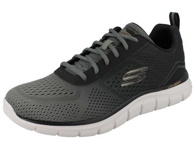 Skechers Track-Ripkent Herren Sneaker Halbschuhe Schnürschuhe Training grün