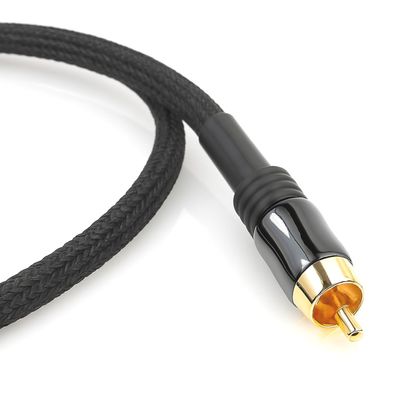 Sommercable "Vector" Black / HighEnd Digitalkabel 75 Ohm / RCA auf RCA / SolidCore