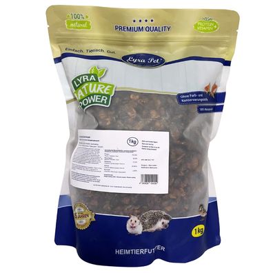 1 - 10 kg Lyra Pet® Seidenraupen getrocknet