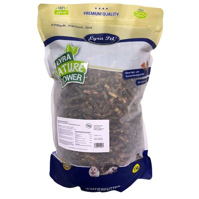 1 - 10 kg Lyra Pet® Heuschrecken getrocknet