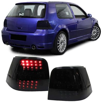 LED Rückleuchten Schwarz Smoke für VW Golf 4 Limousine 1997-2003