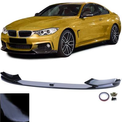 Front Spoiler Lippe Performance Glanz passend für 4er BMW F32 F33 F36 ab 13