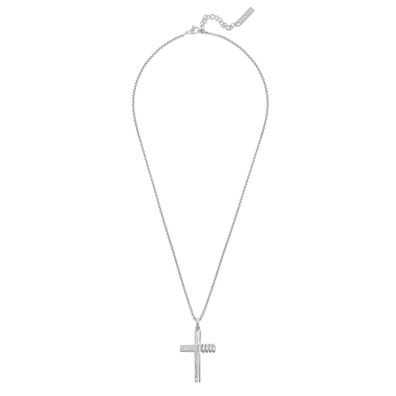 Police Schmuck Herren-Halskette Crosstone Edelstahl Kreuz PEAGN0078801