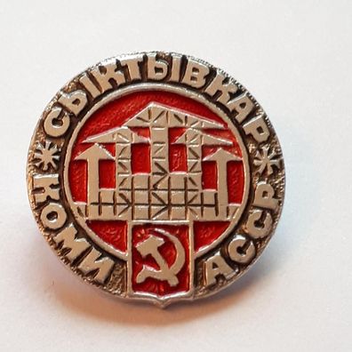 Anstecker Stadt Skytyvkar in Komi ASSR